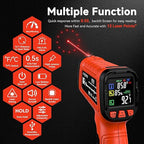 Infrared Thermometer Temperature Gun -58°F to 1796°, 16:1 Non Contact Laser - Image 3