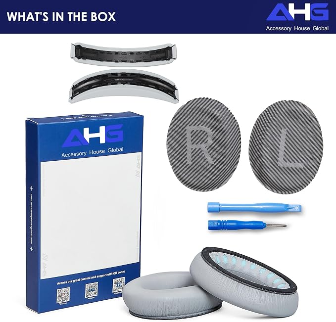 Replacement QC Ear Pad and Headband Pad Kit Cushion. Compatible - Image 9