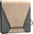 K&F Concept Lens Filter Case 4 Pocket, Leather Carrying Filters Bag Pouch by KFCONCEPT