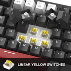 MageGee 75% Mechanical Gaming Keyboard, Compact Blue Backlit Wired Gaming - Image 3
