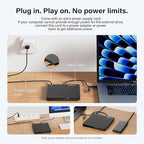 Amicool External USB-C USB 3.0 CD/DVD Drive Burner +/-RW, Ultra-Slim Portable - Image 3