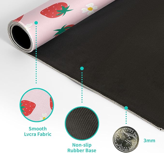 Gaming Mouse Pad Strawberry Desk Mat - Image 5