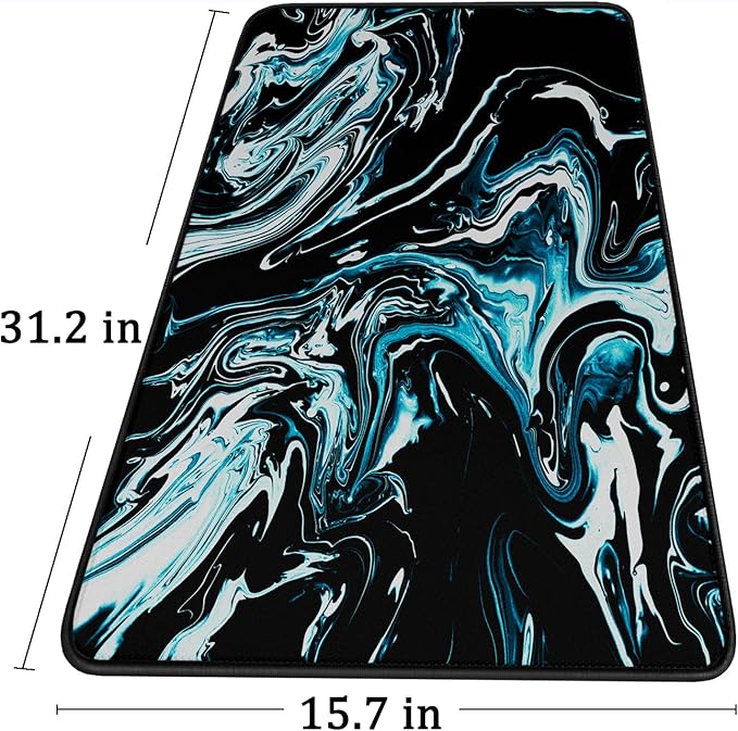 Gaming Mouse Pad with Stitched Edges, Durable Non-Slip Natural Rubber Base - Image 6