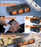 GOODaaa Power Bank Wireless Charger 45800mAh Built in Hand Crank and 4 Cables - Image 5
