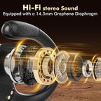 HAOYUYAN Wireless Earbuds, Sports Bluetooth Headphones, 80Hrs Playtime Ear Buds - Image 3