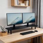 Bamboo Dual Monitor Stand Riser - Image 6