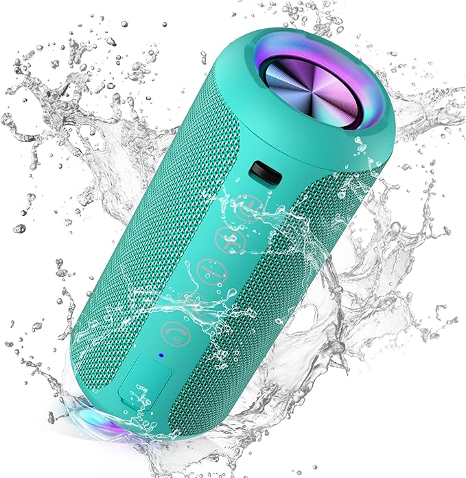 Ortizan Portable Bluetooth Speakers, IPX7 Waterproof Wireless Speaker by Ortizan
