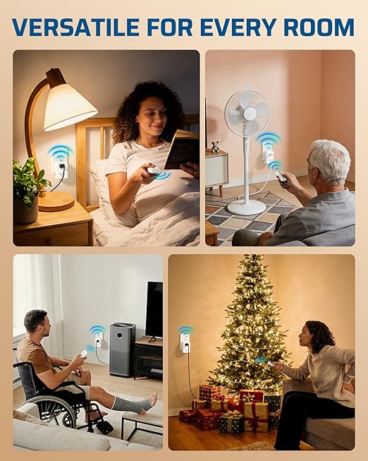 DEWENWILS Indoor Remote Control Outlet, Expandable Remote Light Switch Kit - Image 9