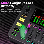 Podcast Equipment Bundle, Audio Mixer - Image 5