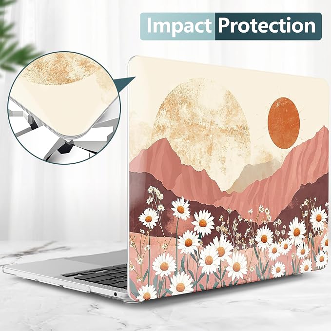 TWOLSKOO Compatible with MacBook Pro 13 inch Case 2023-2016 A2338 M2/M1 A2251 - Image 4