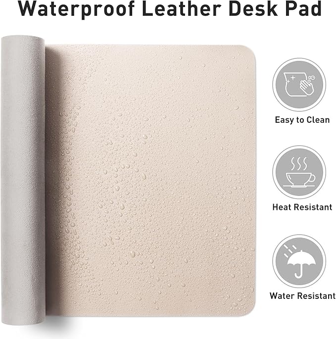 Aothia Faux Leather Desk Mat - Image 7