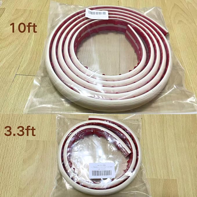 3.3ft Self Adhesive Floor Cord Cover, Heavy Duty Soft PVC Cable Protector and - Image 8