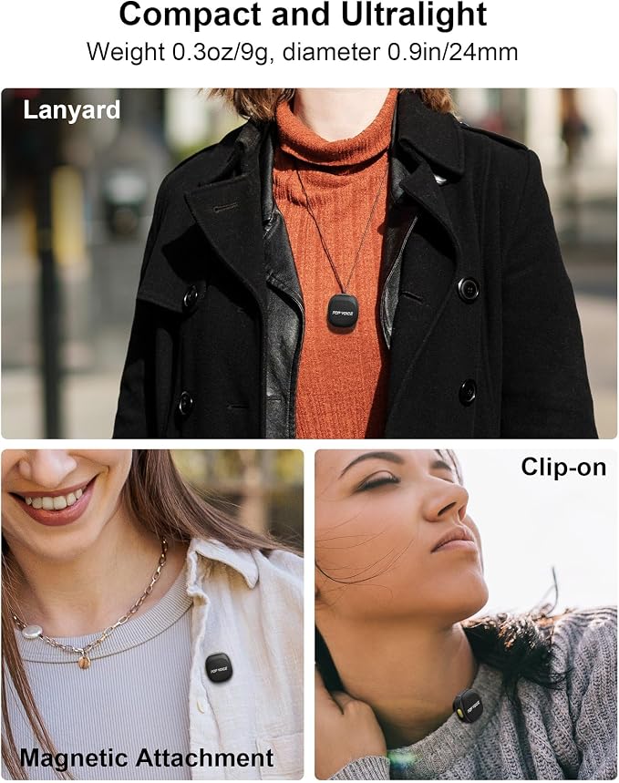 Mini Microphone for iPhone 14/13/12, Lightning Wireless Mic - Image 4
