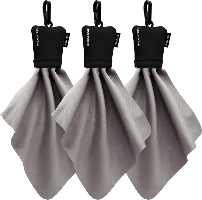 SPUDZ Classic Microfiber Lens Cleaner – Clip-On Pouch, Washable – by ALPINEINNOVATIONS