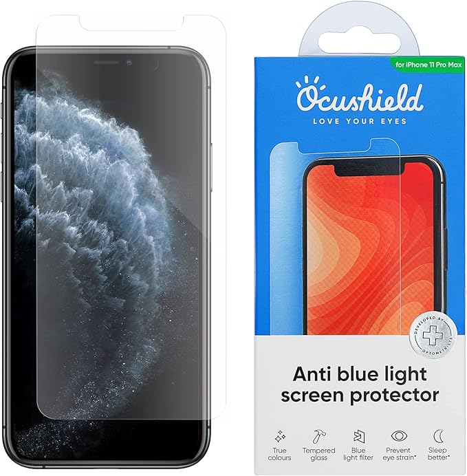 Ocushield Anti Blue Light Tempered Glass Screen Protector by Ocushield-BlueLightFilteringScreenProtectorGlasses