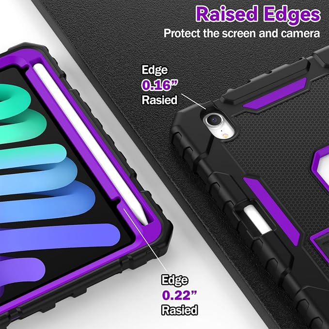 Grifobes Case for iPad Mini 7 2024 / Mini 6 2021 8.3 inch, Heavy Duty - Image 7