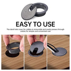 Desk Grommet 1-3/8inch10 Pcs, Desk Hole Grommet, Cable Grommet, Desk Hole Cover - Image 3