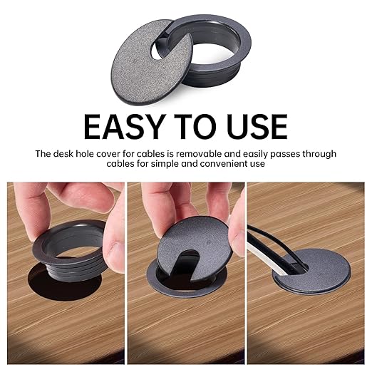Desk Grommet 1-3/8inch10 Pcs, Desk Hole Grommet, Cable Grommet, Desk Hole Cover - Image 3