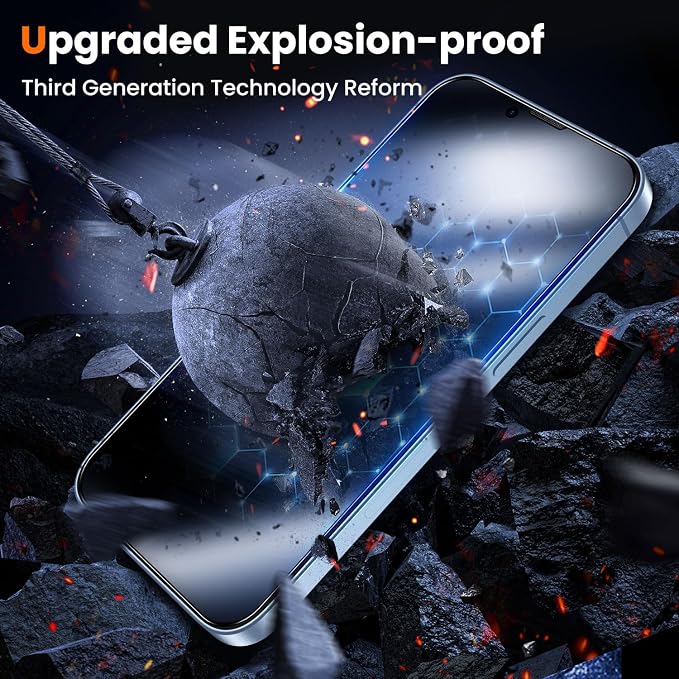 UniqueMe for iPhone 13/13 Pro / 14 Privacy Screen Protector - Image 6