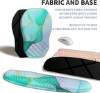 2-in-1 Ergonomic Set, Wave Keyboard Wrist Rest and Massage Slope Mouse Pad - Image 6