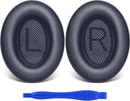 Link Dream Ear Pads for Bose Quiet Comfort 35 Soft Protein Leather Replacement by LinkDream