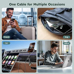 3 in 1 USB C to Multi Charging Cable, Travel Charger Cables - Image 4