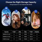 512GB USB External SSD up to 450MB/s Metal Housing, Dual Type C+ A USB 3.2 Gen - Image 8