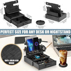 Black Wood Phone Docking Station - Image 6