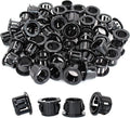 1/2" Black Snap-in Knockout Insulating Bushing Grommets, Plastic Cable Hole by EASYEAH