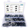 Bigtrans 300 Pcs Nylon Plastic R-Type Wire Clips by Setber