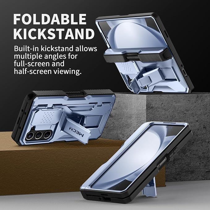 TONGATE for Z Fold 5 Case, Full-Body Military Drop Phone Case for Samsung - Image 5