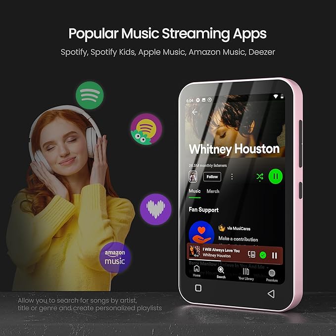 TIMMKOO 80GB Kids MP3 Player - Image 3