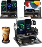Black Wood Phone Docking Station - Image 7