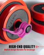 Narrow Barbell Clips 2.5cm Width - Image 6