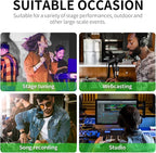 XTUGA 8 Channel Audio Mixer Sound Board Mixing Console, Audio Interface PC USB - Image 7