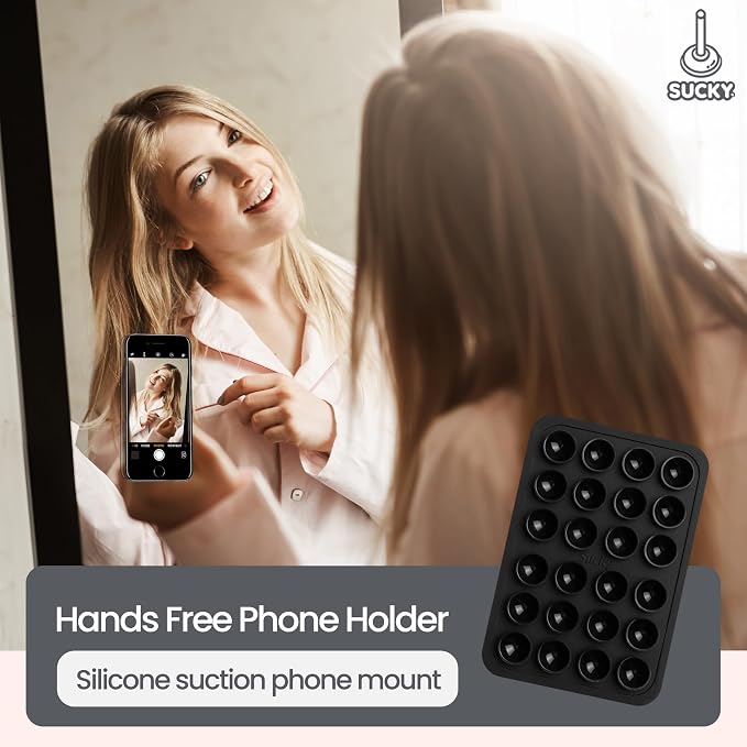 SUCKY Silicone Suction Phone Case Adhesive Mount - Image 4