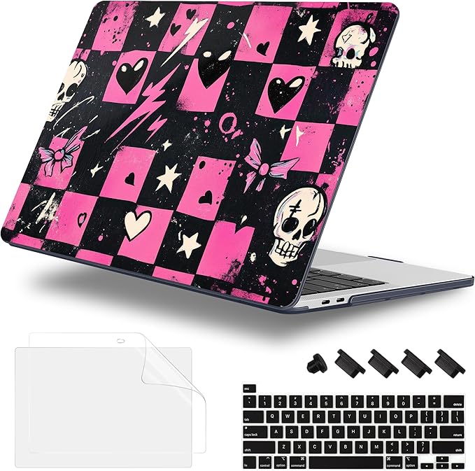 Case for MacBook Pro 13 inch with/Without Touch Bar, Hard Shell + Keyboard by WelcomeViseNewitems