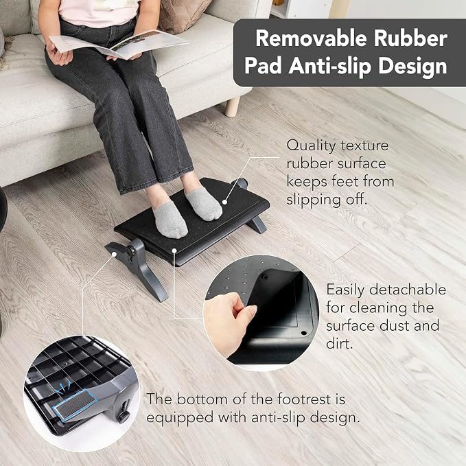 EHO Ottoman, Ergonomic Foot Rest - Image 5