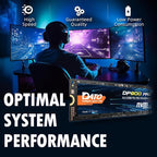 DATO M.2 2280 SSD 512GB, PCIe Gen4 x4 NVMe SSD Internal Solid State Drive - Image 6
