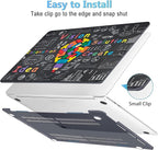 Mektron for MacBook Air 13 Case A1466/A1369, Snap-on Plastic Hard Shell Cover - Image 3