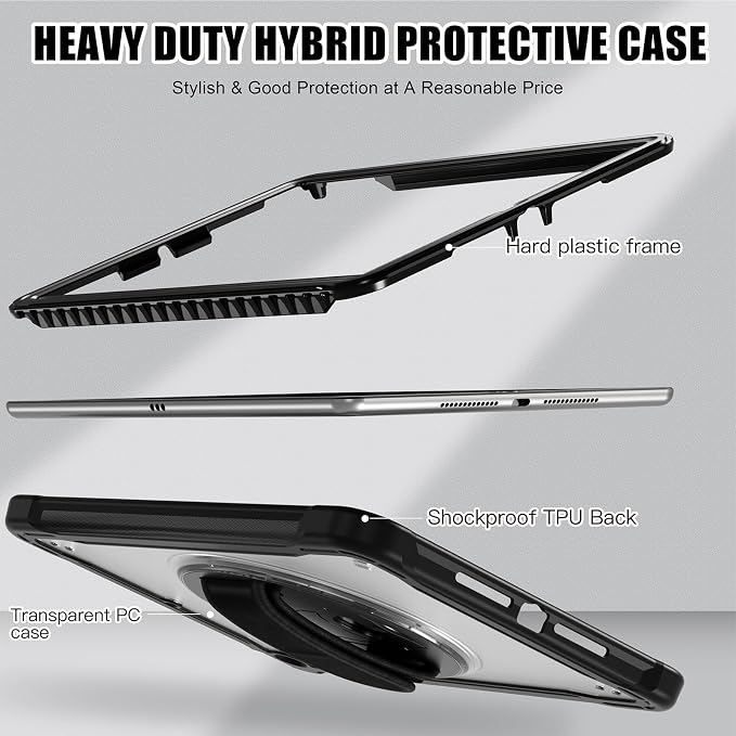 ZenRich Clear Case for iPad 9th/8th/7th Generation 10.2 inch 2021/2020/2019 - Image 9