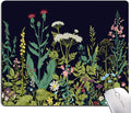 Floral Mouse Pad, Square Waterproof Non-Slip Rubber Base Mouse Pad by DUADELI