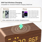 MOSITO Digital Wooden Alarm Clock - Image 3