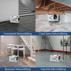 ALORAIR Crawl Space Dehumidifiers 120 PPD Moisture Removal, Crawlspace - Image 6