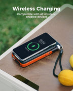 GOODaaa Solar Power Bank, 45800mAh Wireless Portable Charger Built-in Cables - Image 4