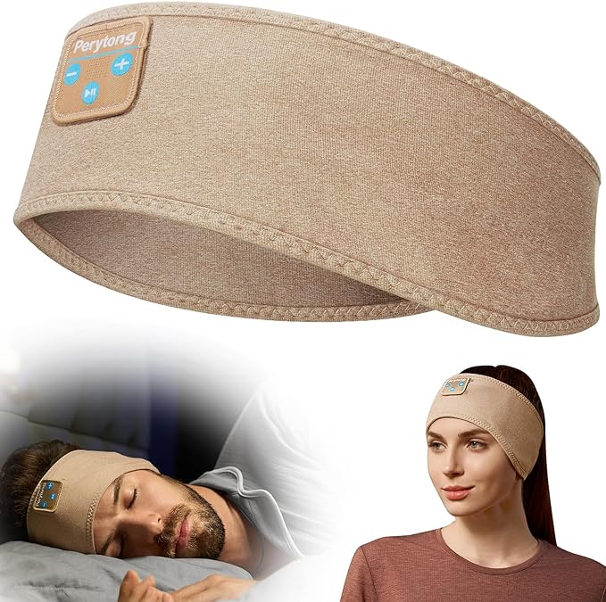 Perytong Sleep Headphones Bluetooth Headband Headphones, Headphone Band by Perytong