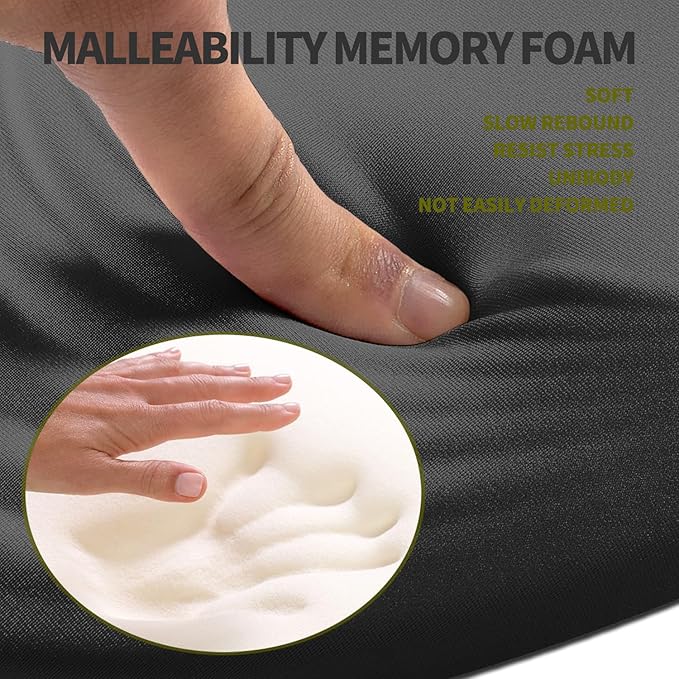 Hokafenle Ergonomic Mouse Pad Wrist Support, Terraced Slope Carpal Tunnel Wrist - Image 3