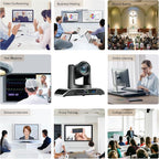 Tenveo UHD 4K PTZ Conference Room Camera 12X Optical Zoom USB3.0/HDMI Wide View - Image 8