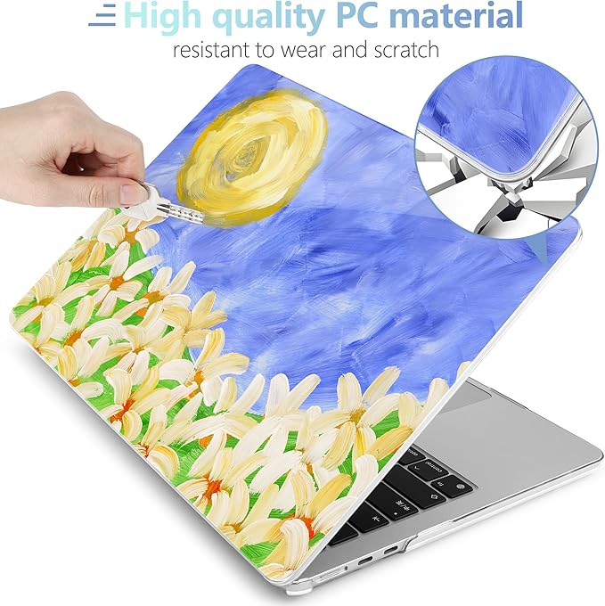 MEEgoodo Case for M4/M3/M2 MacBook Air 13.6 inch Case 2025 2024 2022, Fit Model - Image 4
