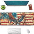 Patriotic Eagle Large Mouse Pad, Gaming Mouse Pad, Keyboard Mat, Non-Slip by Unknown